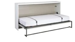 Opklapbed Albero Wit – Ruimtebesparend Wandbed inclusief Lattenbodem -Beter Bed Winkel Opklapbed Albero wit 2