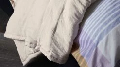 ESSENZA Billie Copper Ribbed Velvet β Vintage Reversible Bedspread Plaid