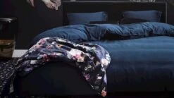 ESSENZA Plaid Fleur - Romantic Floral Polyvelvet Throw Blanket in Pink and Burgundy