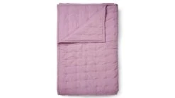 ESSENZA Plaid Ruth Navy Blue β Quilted Soft Microfiber Throw Blanket 8 ESSENZA Plaid Ruth Navy Blue β Quilted Soft Microfiber Throw Blanket -Beter Bed Winkel Plaid Ruth paars 2