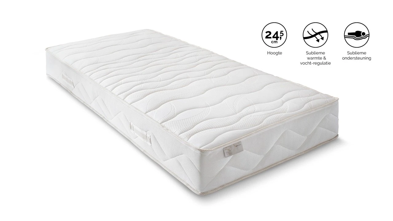 Pocketveermatras Gold Pocket Superieur Latex – 7 Comfortzones Drukverlagend Matras 4 Pocketveermatras Gold Pocket Superieur Latex – 7 Comfortzones Drukverlagend Matras - Afbeelding 2
