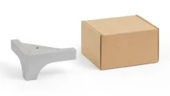 Karlsson Narvik Houten Potenset – Naturel Driehoekige Meubelpoten voor Boxspring -Beter Bed Winkel Potenset Karlsson Narvik alu 2