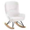 Schommelstoel Rocky Mini Wit Bouclé – Moderne Kinderfauteuil met Houten Onderstel 2 Schommelstoel Rocky Mini Wit Bouclé – Moderne Kinderfauteuil met Houten Onderstel -Beter Bed Winkel Schommelstoel Rocky mini wit
