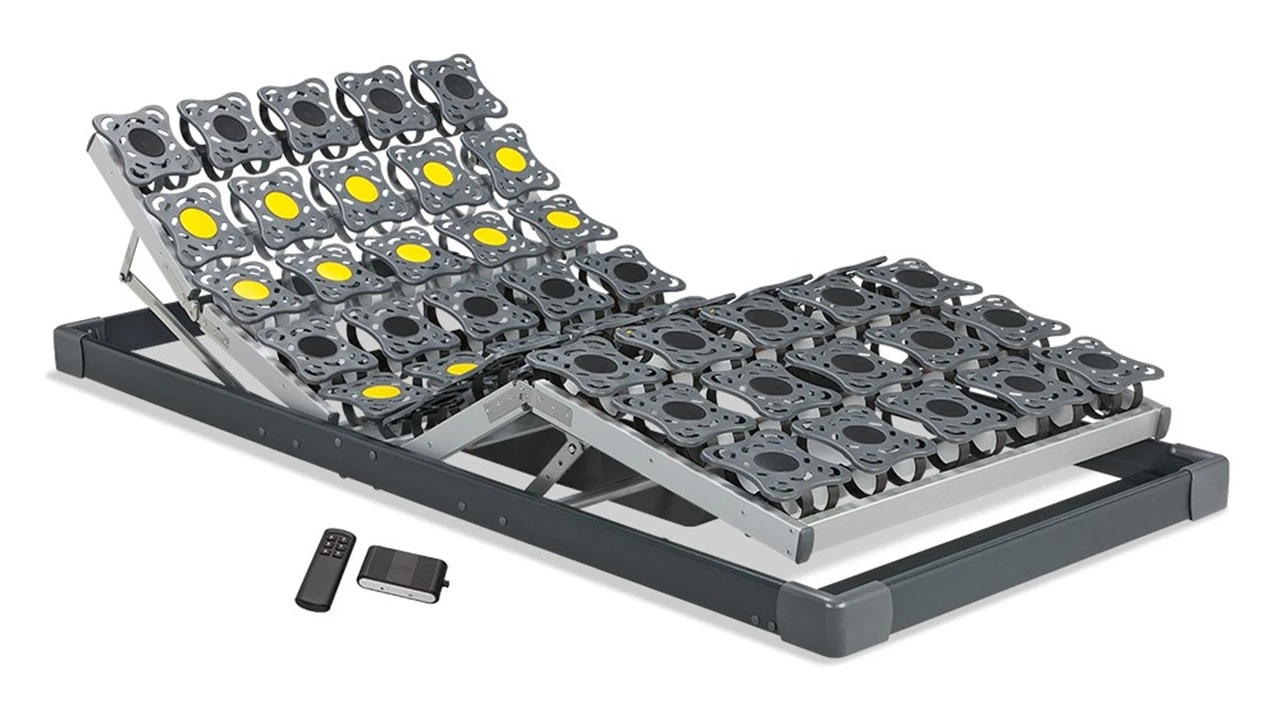 Schotelbodem Discflex Elektrisch Verstelbaar Draadloos - Ergonomische Bedbodem met Comfortzones 7 Schotelbodem Discflex Elektrisch Verstelbaar Draadloos - Ergonomische Bedbodem met Comfortzones - Afbeelding 5