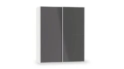 Motion Schuifdeurkast met Glasdeuren – Modern Gefineerd Spaanplaat Garderobekast