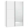 Switchline Schuifdeurkast Wit met Spiegel – Moderne Tijdloze Garderobekast -Beter Bed Winkel Schuifdeurkast Switchline premium wit