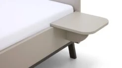 Set van 2 Aanhangtafels Onyx – Zwevend Minimalistisch Design voor Bed Onyx -Beter Bed Winkel Set aanhangtafels Onyx kiezelgrijs 1