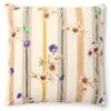 ESSENZA Amare Sierkussen 40x90 cm – Kleurrijke Bloemenprint op Gestreepte Fluweel 2 ESSENZA Amare Sierkussen 40x90 cm – Kleurrijke Bloemenprint op Gestreepte Fluweel -Beter Bed Winkel Sierkussen Amare vanille