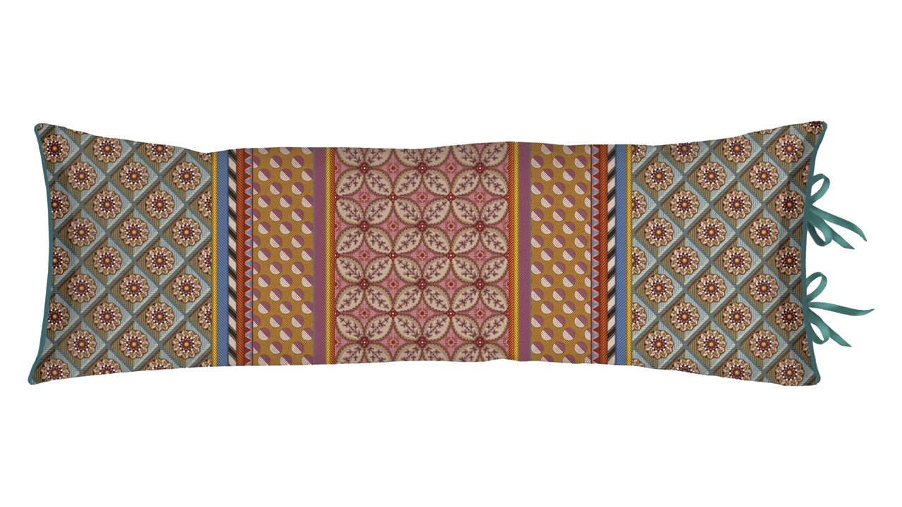 Pip Studio Bogolan Long Meerkleurig β Geometrisch Dessin Luxe Sierkussen 30x90 cm 4 Pip Studio Bogolan Long Meerkleurig β Geometrisch Dessin Luxe Sierkussen 30x90 cm - Afbeelding 2