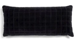 ESSENZA Julia XL Sierkussen Donkergroen β Luxe Katoen Velvet met Doorgestikt Ruitpatroon 40x90 cm