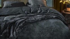 ESSENZA Sierkussen Teddy Off-White - Luxe Fake Fur Decoratiekussen 50x50 cm -Beter Bed Winkel Sierkussen Teddy night blue 2