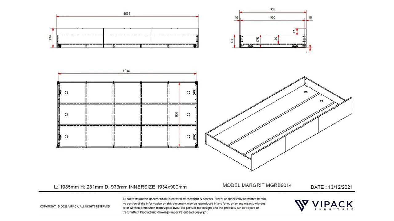 Slaaplade Margrit Wit Grenenhout – Uitschuifbaar Logeerbed voor Kajuitbed 4 Slaaplade Margrit Wit Grenenhout – Uitschuifbaar Logeerbed voor Kajuitbed - Afbeelding 2