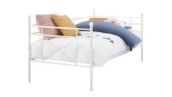 Sofabed Milano Zwart Metaal – Modern Frans Design Tienerbed met Bedbodem