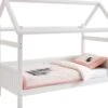 Flexworld Puck Wit Grenenhout met Dakframe - Kinderbed Sofabed 1 Flexworld Puck Wit Grenenhout met Dakframe - Kinderbed Sofabed -Beter Bed Winkel Sofabed Puck wit
