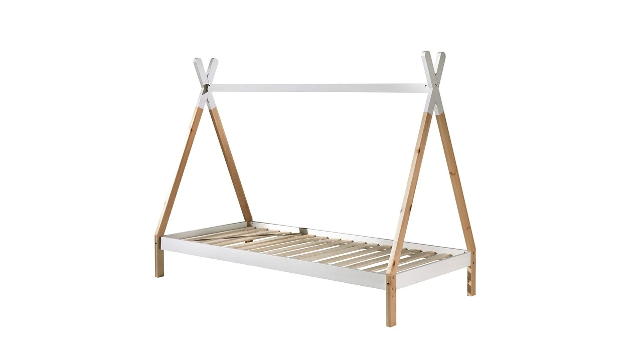 Vipack Tipi Sofabed voor Kinderen - Massief Grenen Kinderbed met Hekwerk 4 Vipack Tipi Sofabed voor Kinderen - Massief Grenen Kinderbed met Hekwerk - Afbeelding 2