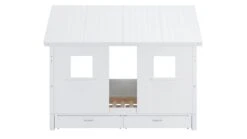 Flexworld Sofabed Puck met Dakframe en Heel Dak - Wit Grenenhout Huisbed 18 Flexworld Sofabed Puck met Dakframe en Heel Dak - Wit Grenenhout Huisbed -Beter Bed Winkel Sofabed met dakframe Puck wit 3