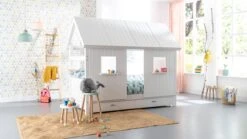 Flexworld Sofabed Puck met Dakframe en Heel Dak - Wit Grenenhout Huisbed 19 Flexworld Sofabed Puck met Dakframe en Heel Dak - Wit Grenenhout Huisbed -Beter Bed Winkel Sofabed met dakframe Puck wit 4