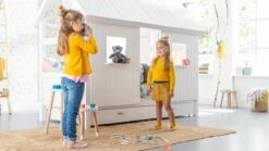 Flexworld Sofabed Puck met Dakframe en Heel Dak - Wit Grenenhout Huisbed 21 Flexworld Sofabed Puck met Dakframe en Heel Dak - Wit Grenenhout Huisbed -Beter Bed Winkel Sofabed met dakframe Puck wit 6