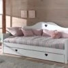 Vipack Amori Wit met Hartjes β Slaaplade Sofabed Kinderbed 2 Vipack Amori Wit met Hartjes β Slaaplade Sofabed Kinderbed -Beter Bed Winkel Sofabed met slaaplade Amori wit