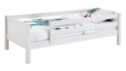 Flexworld Sofabed Jip met Uitvalbeveiliging - Wit Massief Grenenhout Kinderbed