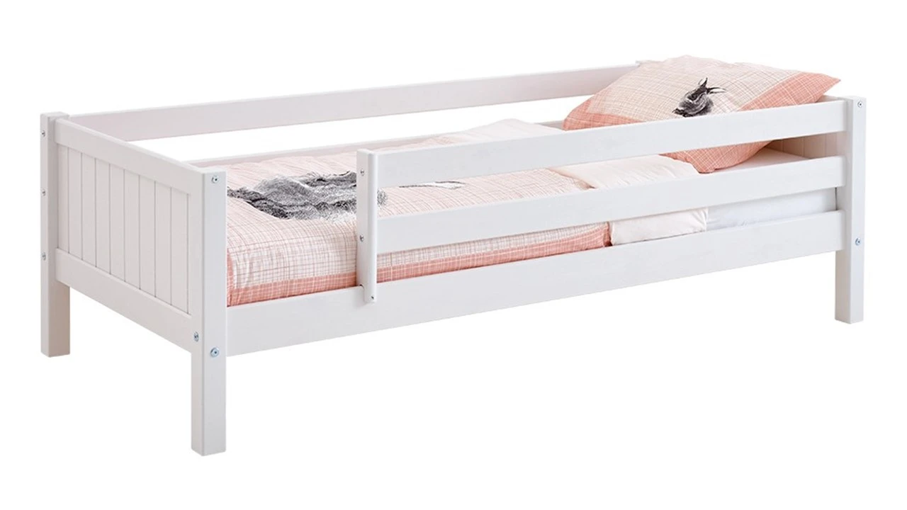 Flexworld Sofabed Puck Wit met Uitvalbeveiliging - Grenenhout Kinderbed 3 Flexworld Sofabed Puck Wit met Uitvalbeveiliging - Grenenhout Kinderbed