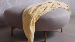 ESSENZA Sprei Julia – Luxe Katoen Velvet met Ruitpatroon – 220x265 cm