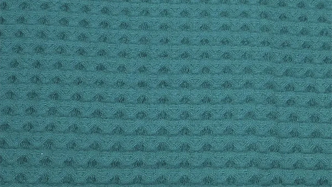 Osaka Wafelstructuur Sprei - 100% Biologisch Katoen - Luxe Beddensprei 4 Osaka Wafelstructuur Sprei - 100% Biologisch Katoen - Luxe Beddensprei - Afbeelding 2