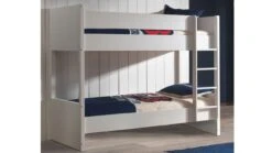 Vipack Stapelbed Lara Wit – Modern MDF & Grenenhout Ruimtebesparend Kinderbed