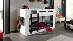 Stapelbed Luca Wit – Extra Laag Design van MDF – Modern Kinderstapelbed