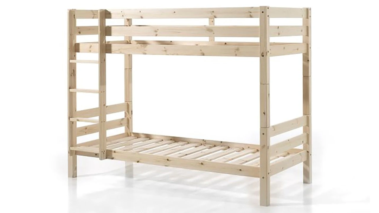 Vipack Stapelbed Pino - Wit Massief Grenenhout - Modern Veilig Stapelbed 4 Vipack Stapelbed Pino - Wit Massief Grenenhout - Modern Veilig Stapelbed - Afbeelding 2