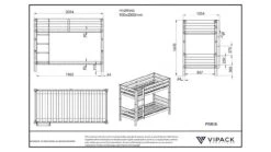 Vipack Stapelbed Pino - Wit Massief Grenenhout - Modern Veilig Stapelbed 7 Vipack Stapelbed Pino - Wit Massief Grenenhout - Modern Veilig Stapelbed -Beter Bed Winkel Stapelbed Pino bruin 2