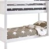 Flexworld Puck Stapelbed Wit - Massief Grenenhout Kinderbed met Ladder 1 Flexworld Puck Stapelbed Wit - Massief Grenenhout Kinderbed met Ladder -Beter Bed Winkel Stapelbed Puck wit