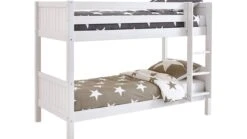 Flexworld Puck Stapelbed Wit - Massief Grenenhout Kinderbed met Ladder