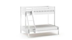 Scott 3-persoons Stapelbed met Ladenset - Wit Hout - Modern Design Kinderbed 16 Scott 3-persoons Stapelbed met Ladenset - Wit Hout - Modern Design Kinderbed -Beter Bed Winkel Stapelbed Scott 3 persoons met ladenset wit 6