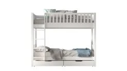 Stapelbed Scott Wit met Ladenset - Scandinavisch Grenen Stapelbed -Beter Bed Winkel Stapelbed Scott met ladenset wit 4