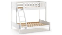 Stapelbed Scott Wit – 3-persoons L-Vorm Kinderbed van Massief Grenenhout 10 Stapelbed Scott Wit – 3-persoons L-Vorm Kinderbed van Massief Grenenhout -Beter Bed Winkel Stapelbed Scott wit 3