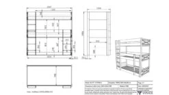 Stapelbed Triple Scott Wit Massief Grenen – 3-Persoons Ruimtebesparend Kinderbed 9 Stapelbed Triple Scott Wit Massief Grenen – 3-Persoons Ruimtebesparend Kinderbed -Beter Bed Winkel Stapelbed triple scott wit 3
