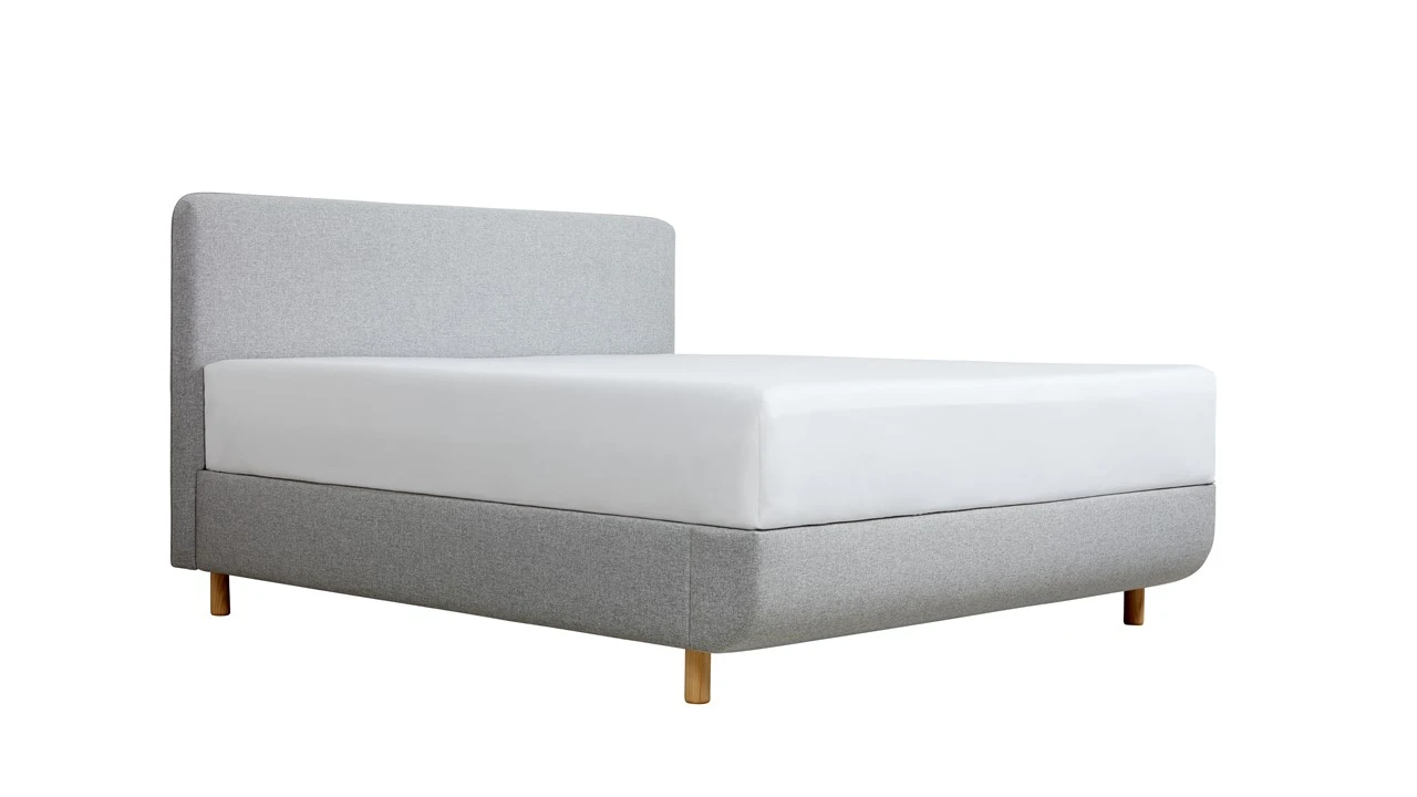 TEMPUR® Arc Bed Form Lichtgrijs – Scandinavisch Design met Vlakke Schotelbodem & Pro Firm-Medium Matras 3 TEMPUR® Arc Bed Form Lichtgrijs – Scandinavisch Design met Vlakke Schotelbodem & Pro Firm-Medium Matras