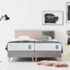 Tempur® Boxspring ONE™ Graphic Lichtroze – Vlak Scandinavisch Design met Pocketvering -Beter Bed Winkel TEMPUR boxspring ONE Graphic verstelbaar