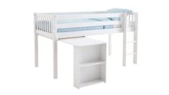 Flexworld Uitschuifbureau voor Halfhoogslaper - Wit Modern Bureau met Opbergvakken 7 Flexworld Uitschuifbureau voor Halfhoogslaper - Wit Modern Bureau met Opbergvakken -Beter Bed Winkel Uitschuifbureau voor halfhoogslaper Flexworld wit 1