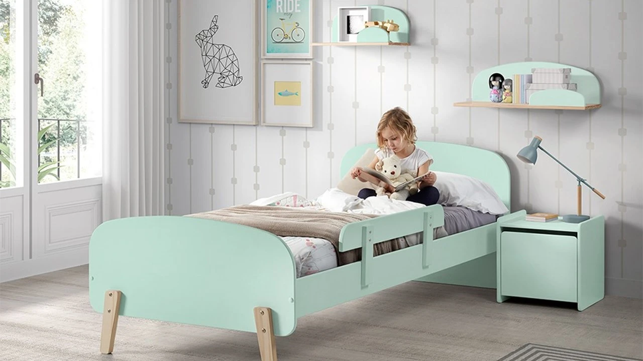 Vipack Kiddy Uitvalbeveiliging Wit – Veiligheidshekje voor Kinderbed 4 Vipack Kiddy Uitvalbeveiliging Wit – Veiligheidshekje voor Kinderbed - Afbeelding 2