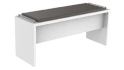 Bienne Voetenbank – Landelijk Slaapkamerbankje met Kussen en Handvaten