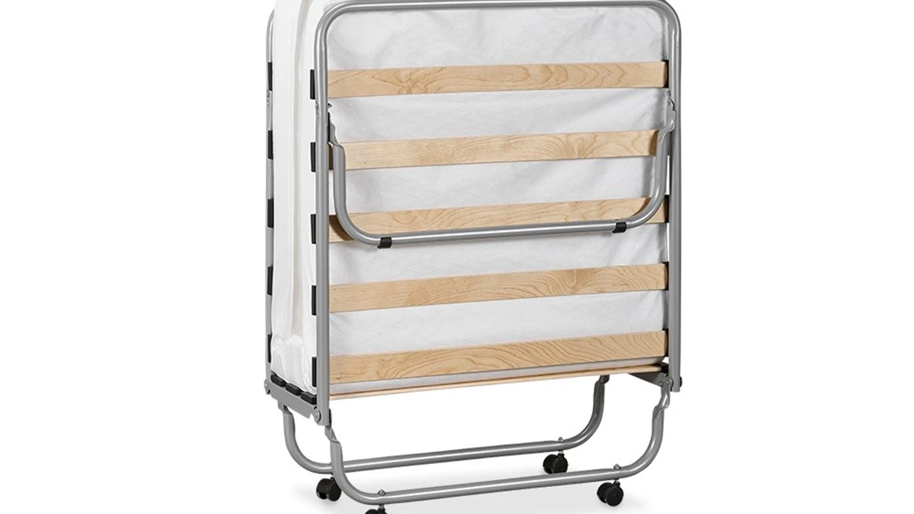 Vouwbed Meglio met 10cm Matras – Inclusief Bodem Verrijdbaar Logeerbed 4 Vouwbed Meglio met 10cm Matras – Inclusief Bodem Verrijdbaar Logeerbed - Afbeelding 2