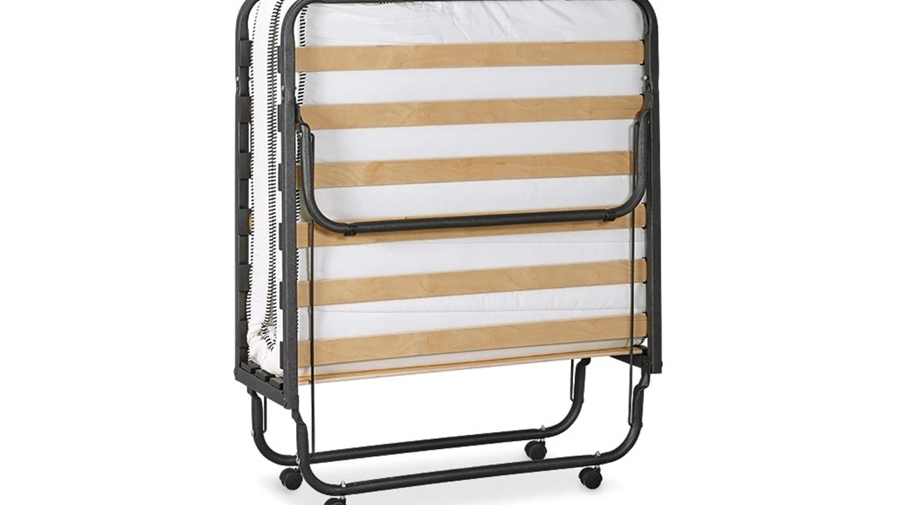 Vouwbed Migliore - 90x200 cm - Inklapbaar Logeerbed met 11cm Matras & Gratis Hoes 4 Vouwbed Migliore - 90x200 cm - Inklapbaar Logeerbed met 11cm Matras & Gratis Hoes - Afbeelding 2