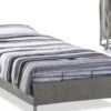 Vouwbed Olsen - Compact Opklapbed met 13cm Polyether Matras - Ruimtebesparend Gastenbed -Beter Bed Winkel Vouwbed Olsen donkergrijs