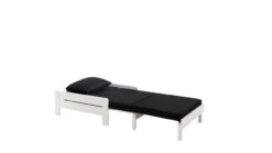 Vipack Pino Zetelbed - Scandinavisch Grenenhout Uitschuifbaar Kinderbed -Beter Bed Winkel Zetelbed Pino wit 2