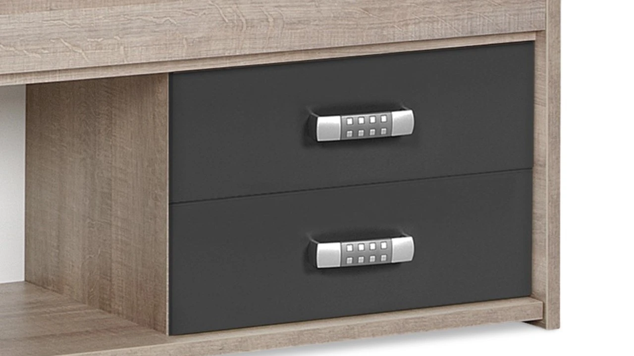 Kajuitbed Pep Eiken met Wit – Stoer Kinderbed met Opbergladen 5 Kajuitbed Pep Eiken met Wit – Stoer Kinderbed met Opbergladen - Afbeelding 3