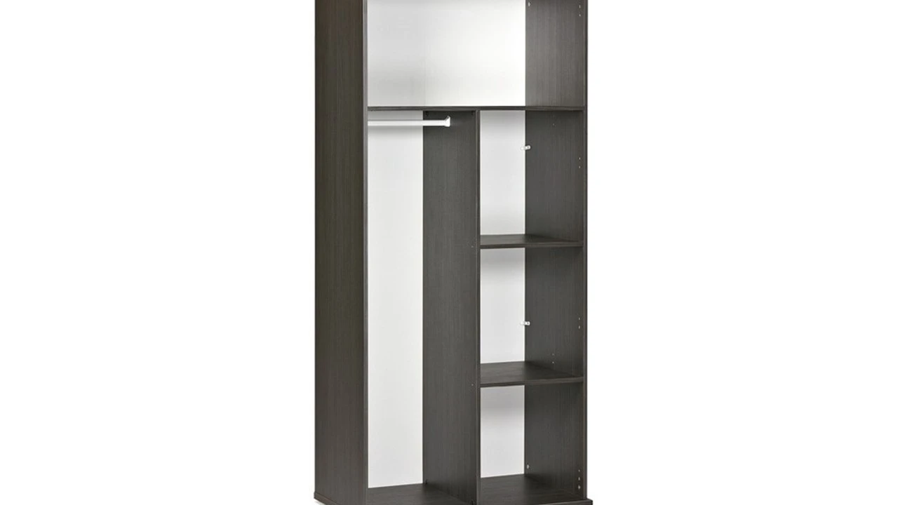 Woody Kastvakverdeling met 2 Legplanken β Garderobekast Organizer voor Draaideurkast Woody 4 Woody Kastvakverdeling met 2 Legplanken β Garderobekast Organizer voor Draaideurkast Woody - Afbeelding 2