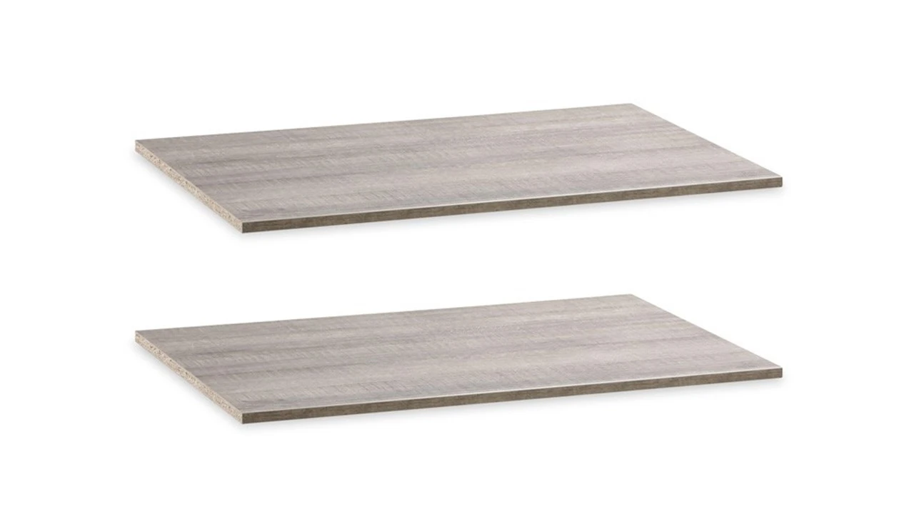 Storm Garderobekast Legplanken Set van 2 - Robuust Eiken Look Accessoires 3 Storm Garderobekast Legplanken Set van 2 - Robuust Eiken Look Accessoires