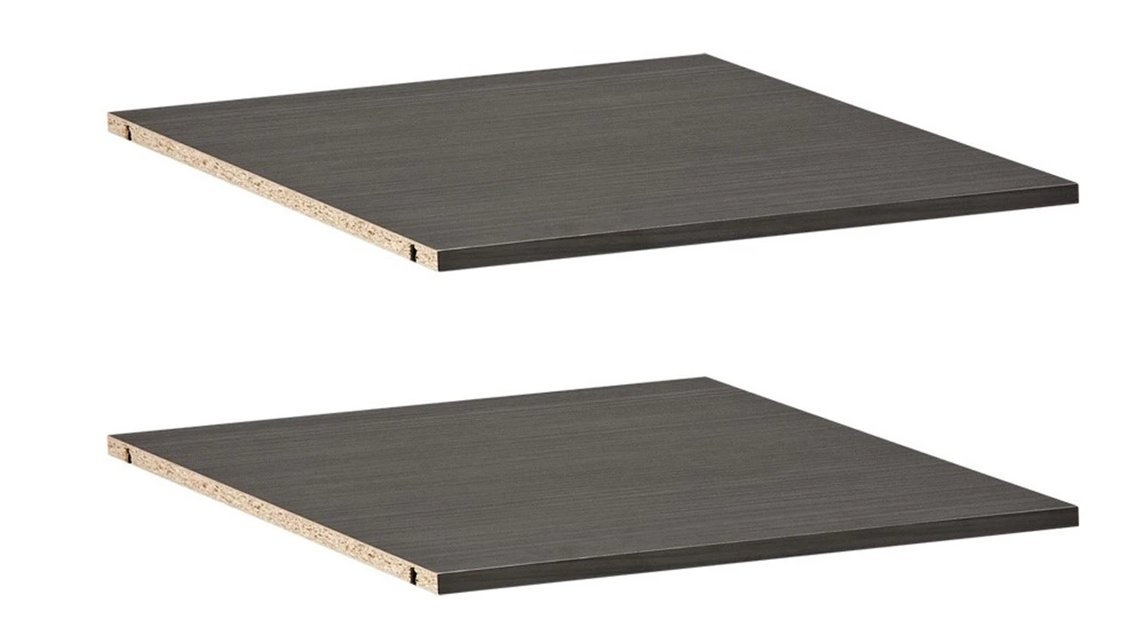 Woody Legplank Set van 2 - Extra Opbergruimte voor Woody Draaideurkast 3 Woody Legplank Set van 2 - Extra Opbergruimte voor Woody Draaideurkast